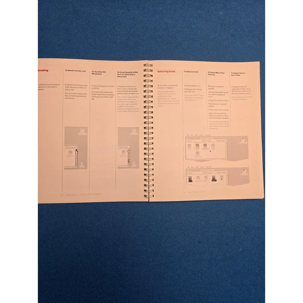 Apple Macintosh Manual 1984 Vintage Computer Guide Cream Good Picasso Art